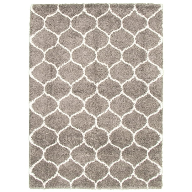 Fluffy Bedroom Carpet 3'11 x 6'0 Grey ECARPETGALLERY Modern Shag Area Rug for Living Room Fluffy Bedroom Carpet 3'11 x 6'0 Grey ECARPETGALLERY Modern Shag Area Rug for Living Room